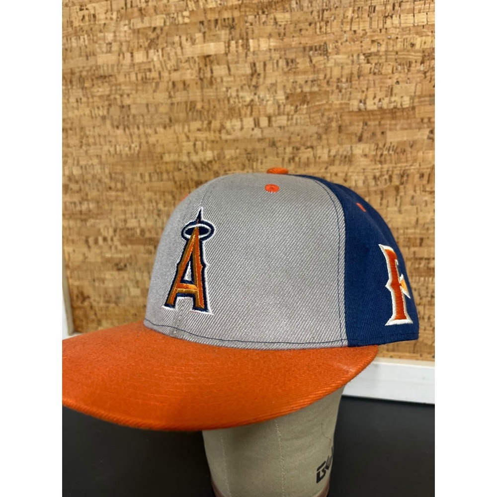 Sixth Man Promotions Mens Angels Style Halo A Baseball Cap Grey Navy Orange OSFM